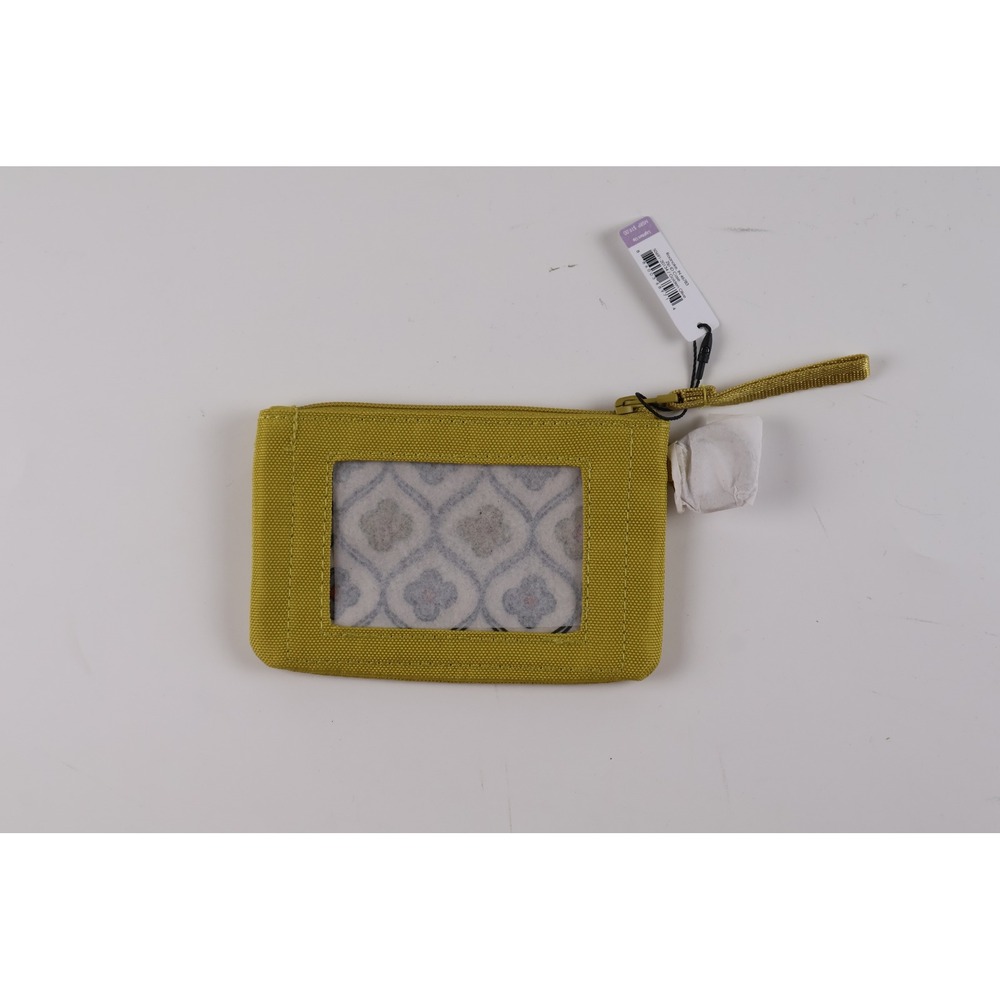 Vera Bradley Zip ID Case Golden Olive Solid NWT